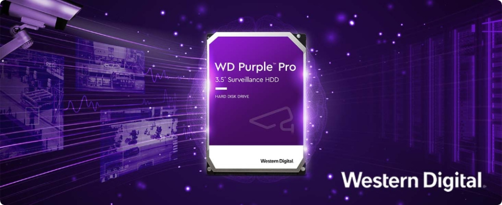 Надёжные жёсткие диски WD Purple — лучшее решение для систем видеонаблюдения